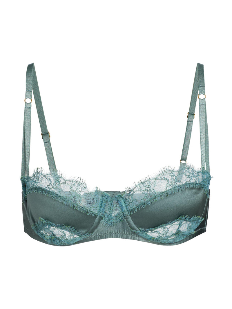 Women's Lace Inset Balconette Bra - Tempete 1