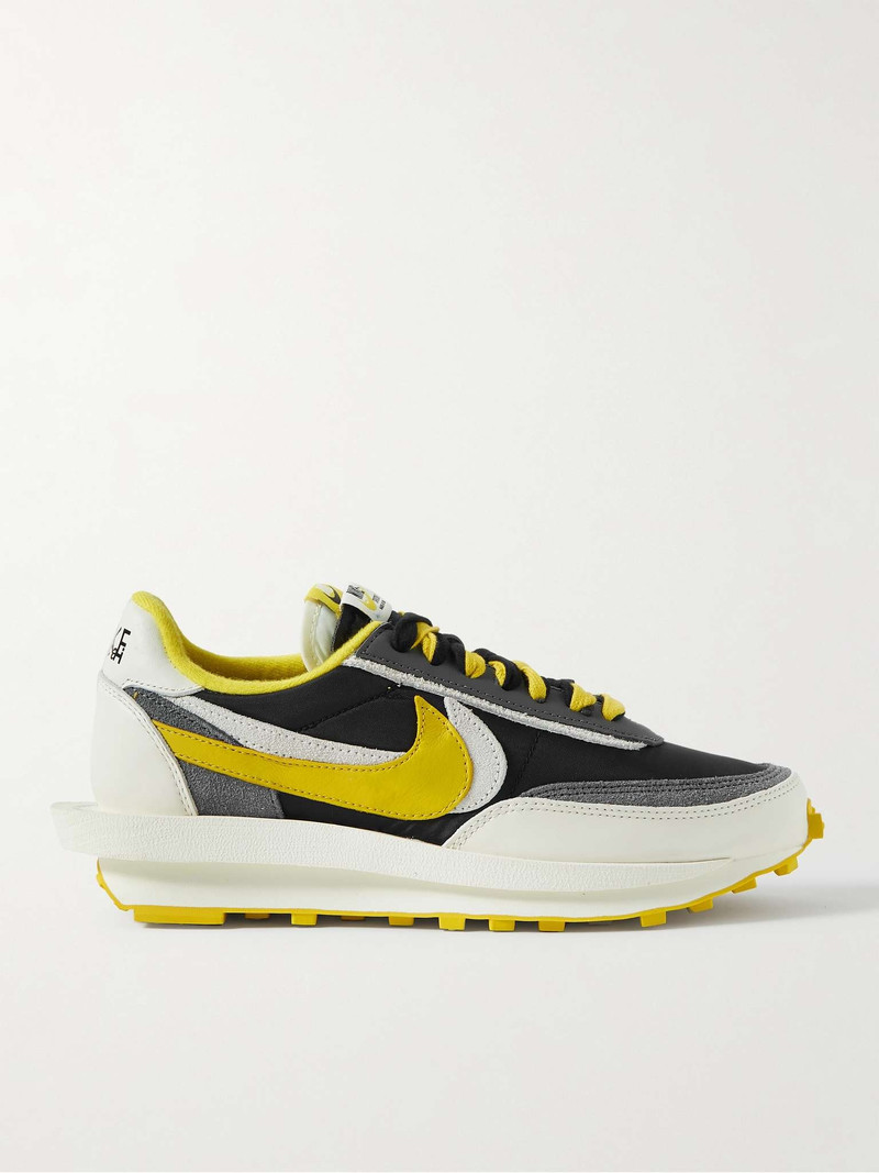 + Sacai + Undercover LD 와플 메쉬, 가죽 및 스웨드 스니커즈 - 1