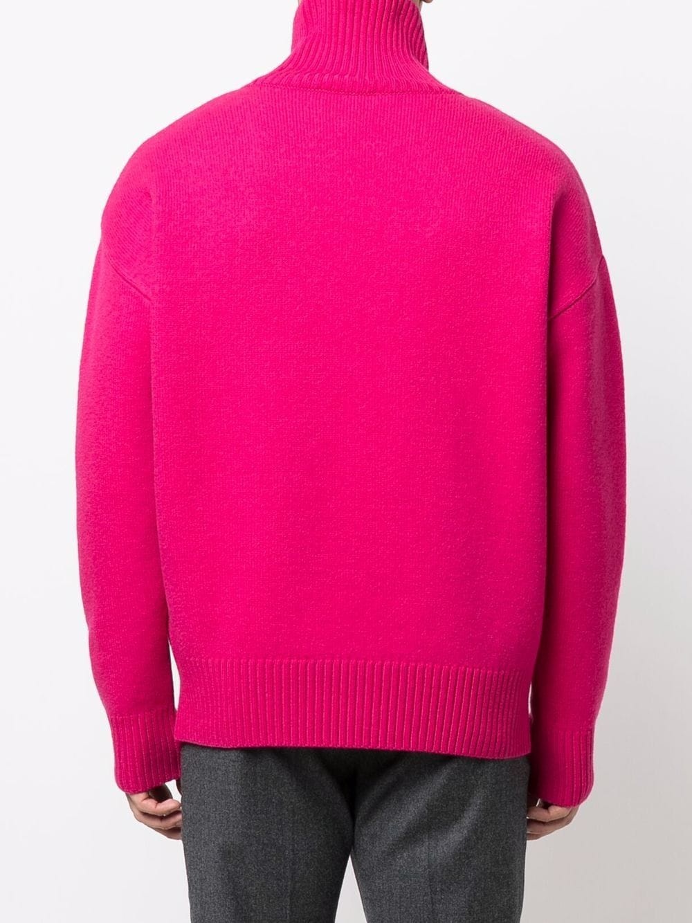 Ami de Coeur roll-neck jumper - 5