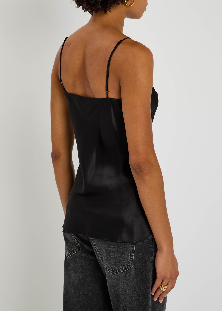 Nili Lotan Isabella Silk-satin top - 3