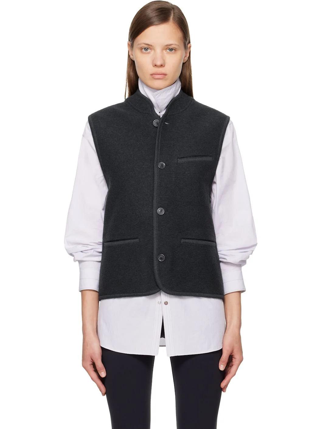 Black Walker Vest - 1