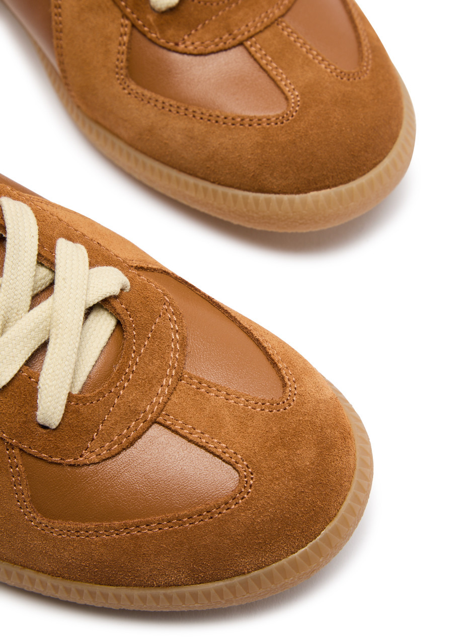Maison Margiela Replica Panelled Leather Sneakers - 3