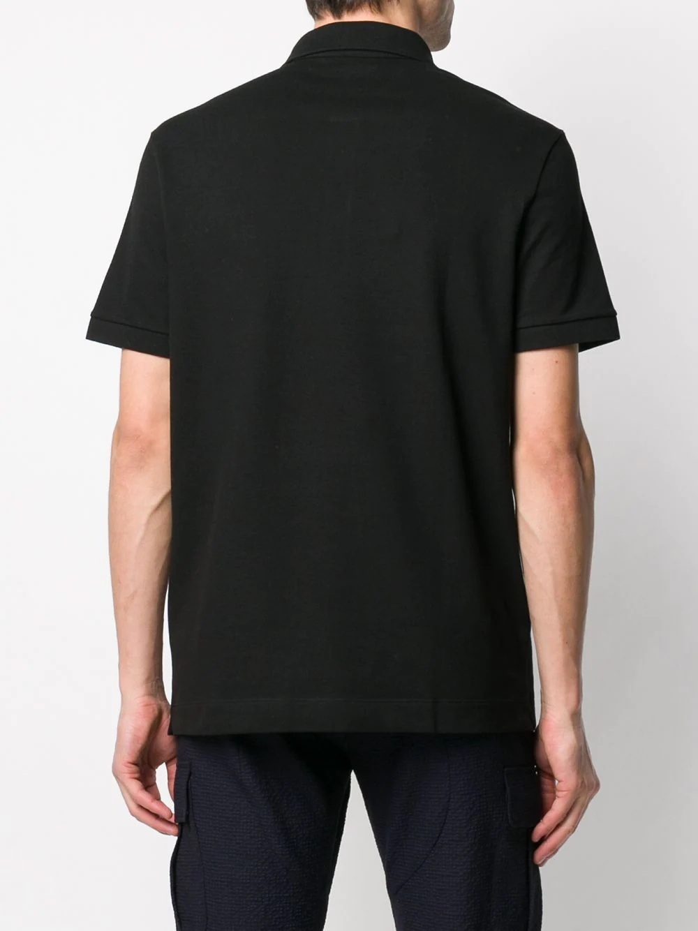 logo patch polo shirt - 4