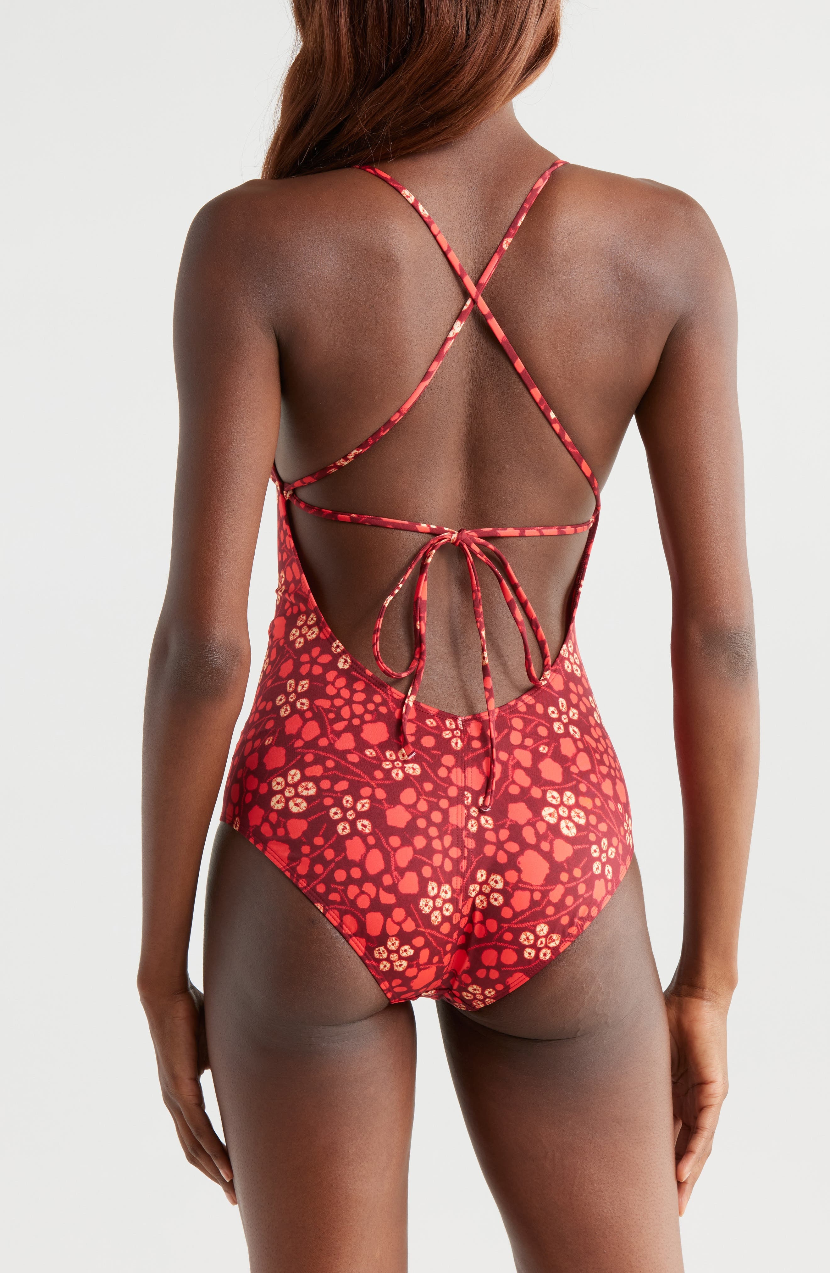 Ulla Johnson Positano One-Piece Swimsuit in Coral at Nordstrom - 2