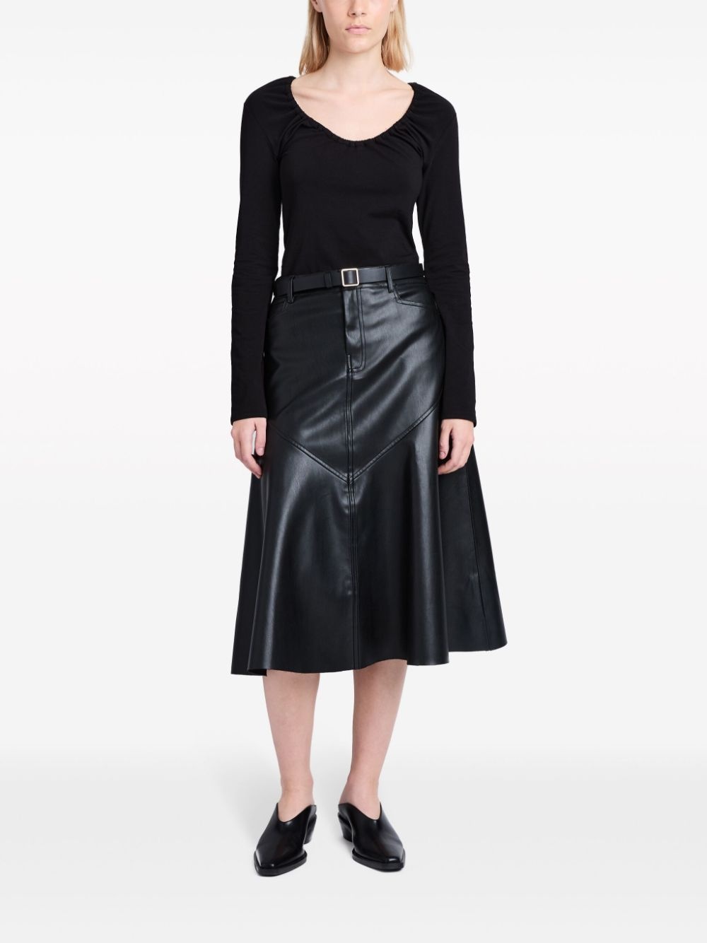 Sophia cut-out ruched top - 2