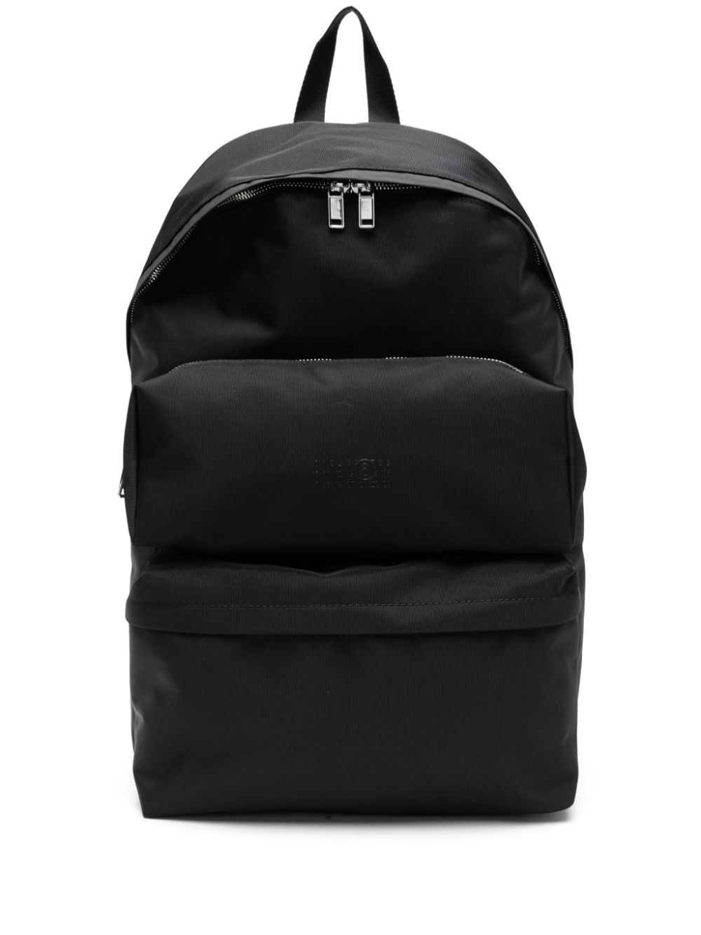 logo-print multi-pocket backpack - 1