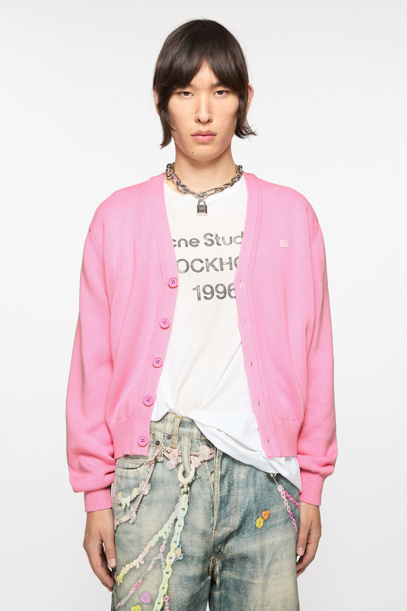 Acne Studios Cardigan v-neckline - Cameo pink outlook