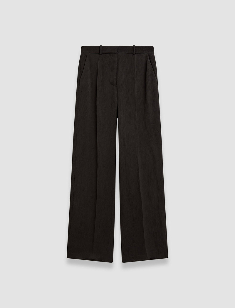 Alana Textured Viscose Trousers 1