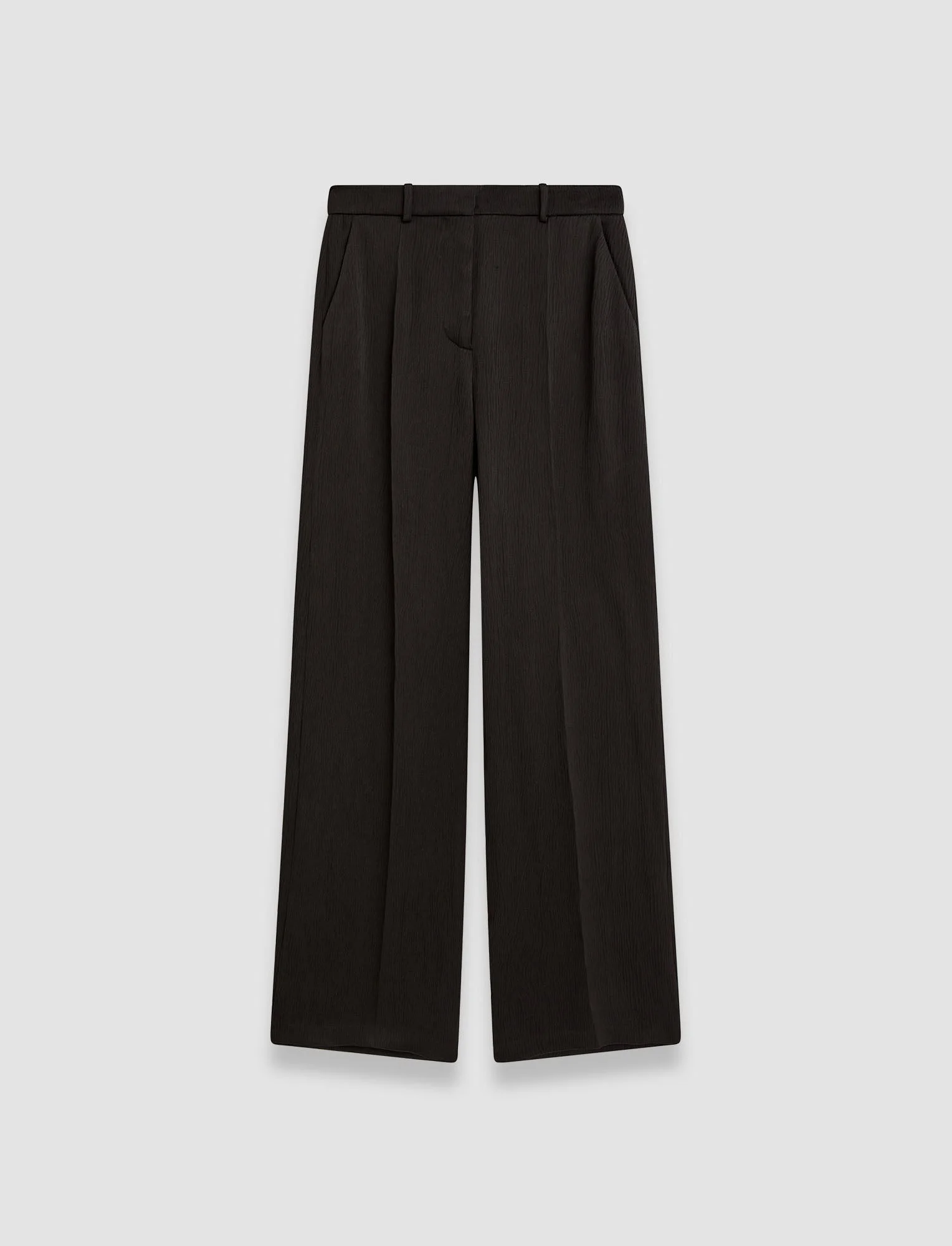Alana Textured Viscose Trousers - 1