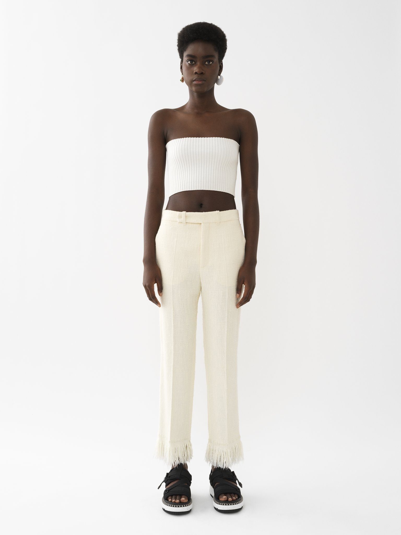 CROPPED TAILORED PANTS - 2