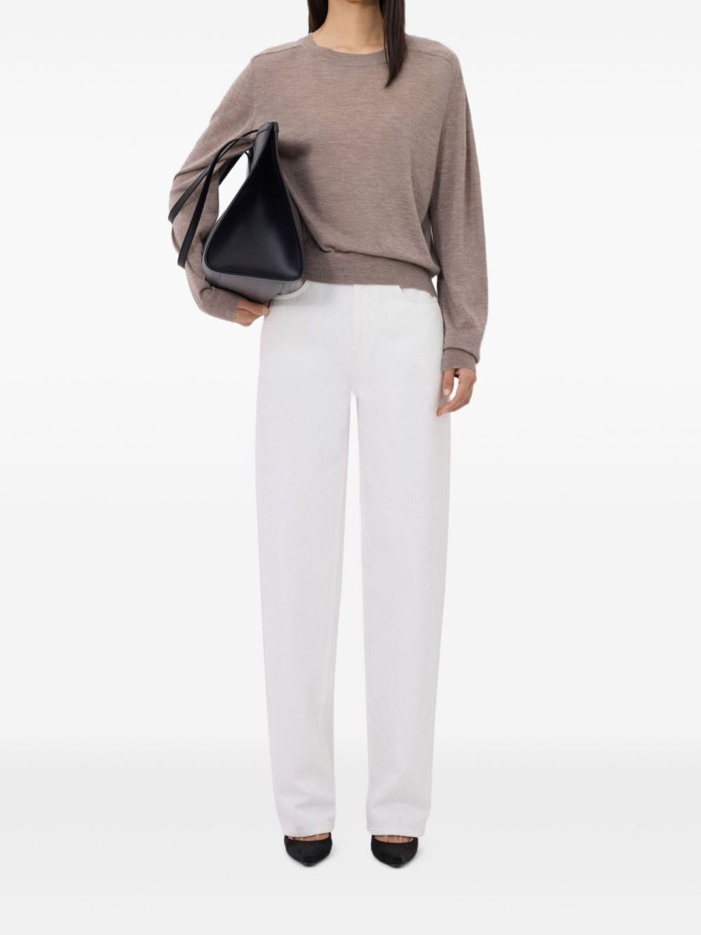 crew-neck cashmere sweater - 2
