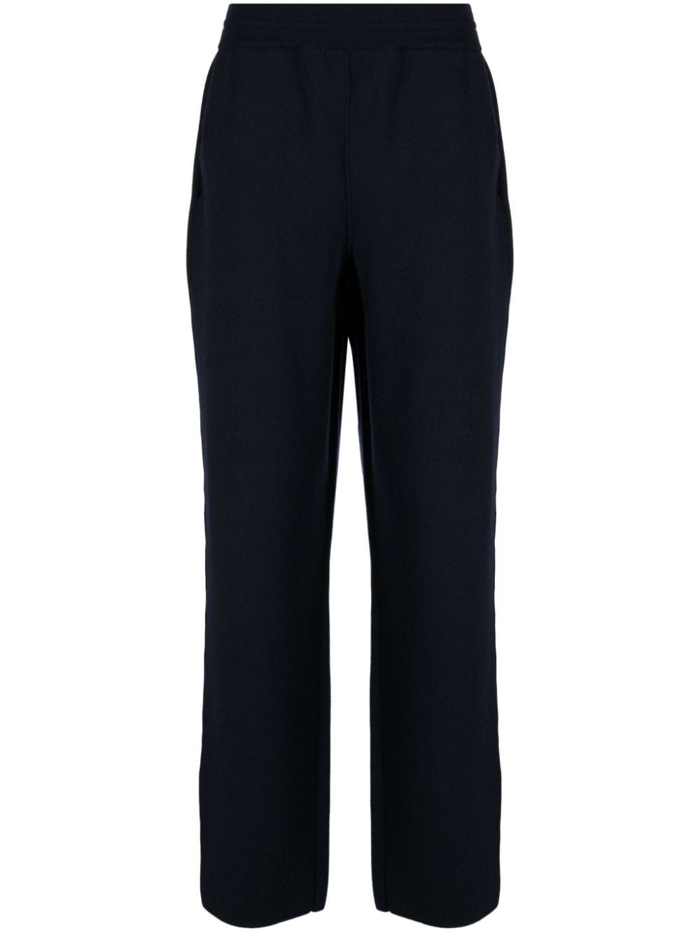 wool-blend track pants - 1