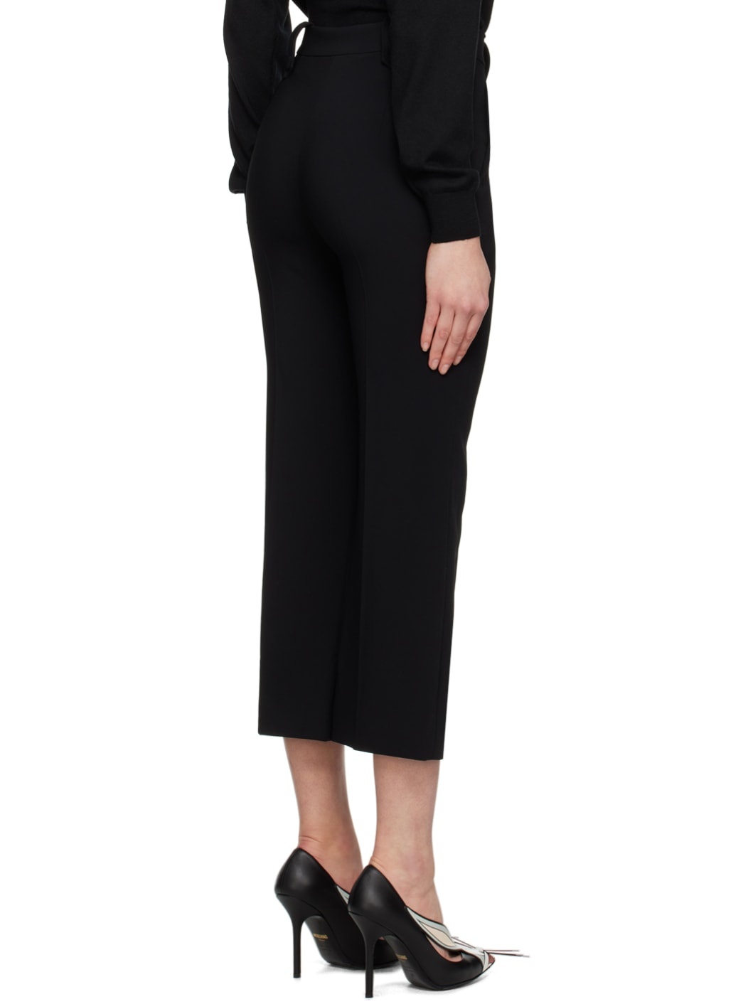 Black Creased Trousers - 3