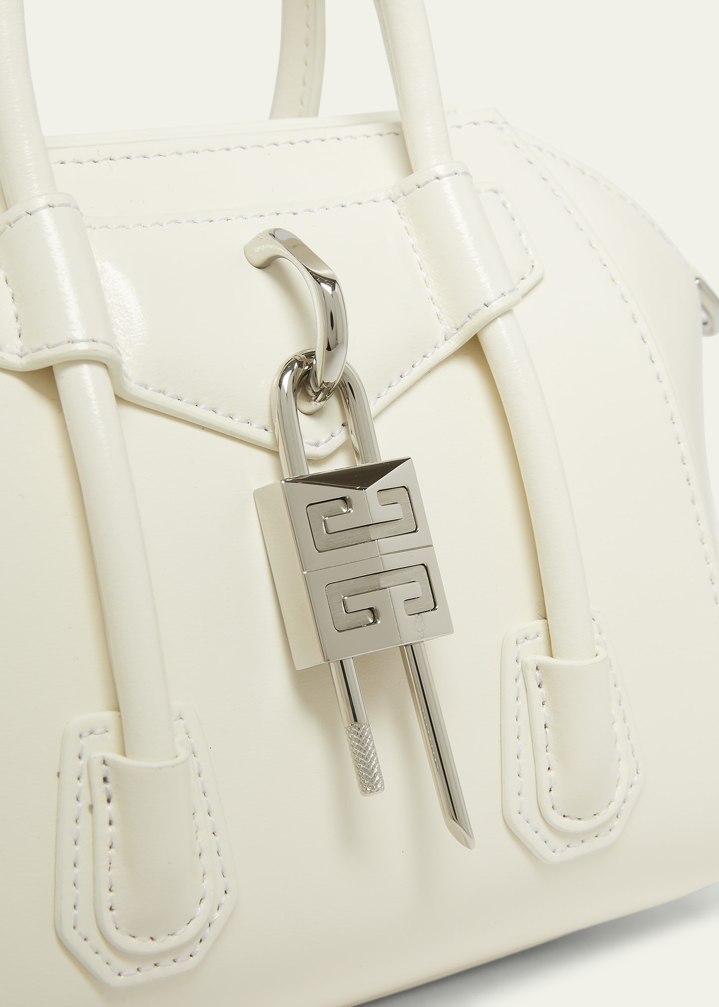 Antigona Lock Toy Top-Handle Bag in Leather - 5