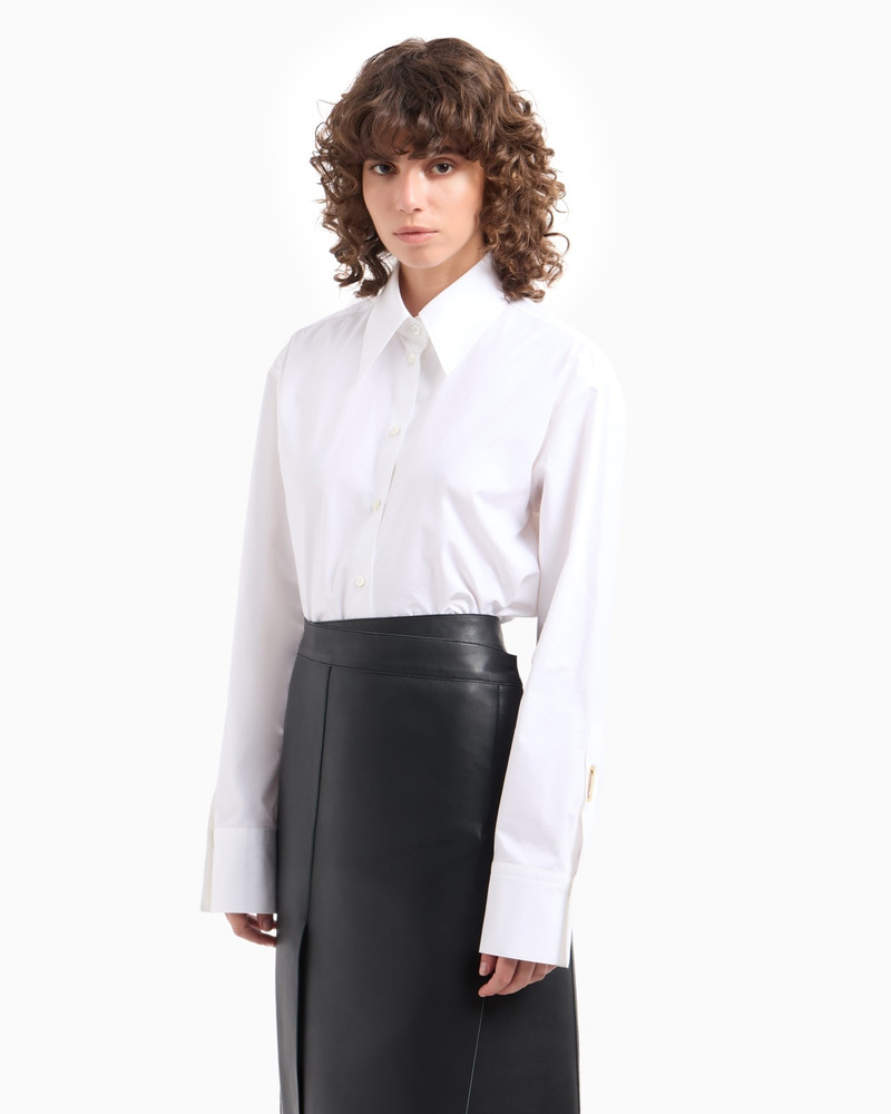 EMPORIO ARMANI DAWN TO DUSK COTTON POPLIN SHIRT outlook