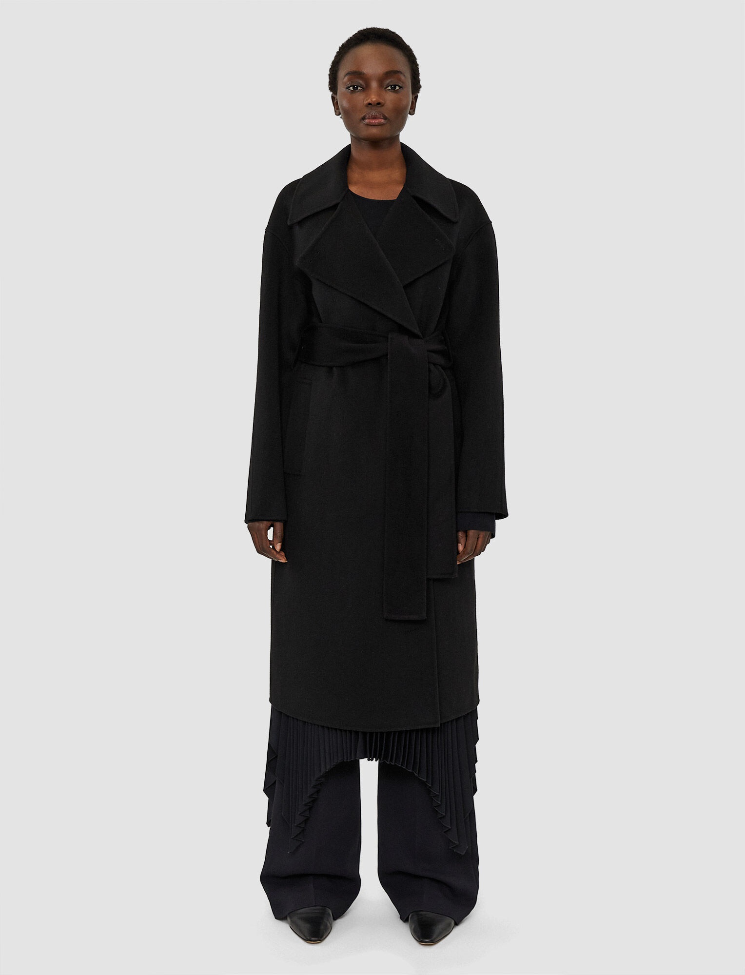 Double Face Cashmere Walmer Coat - 2