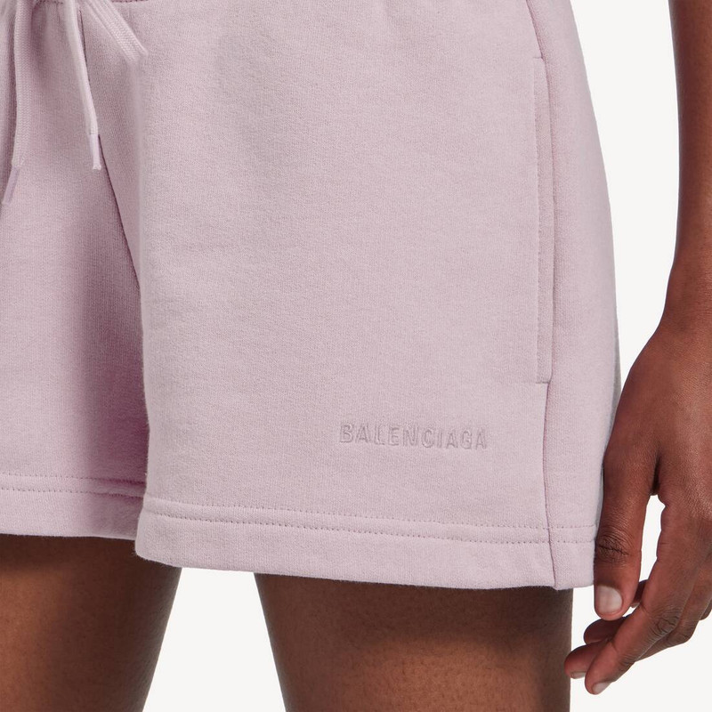 Women's Masking Tape Regular Fit Shorts in Dusty Pink 6