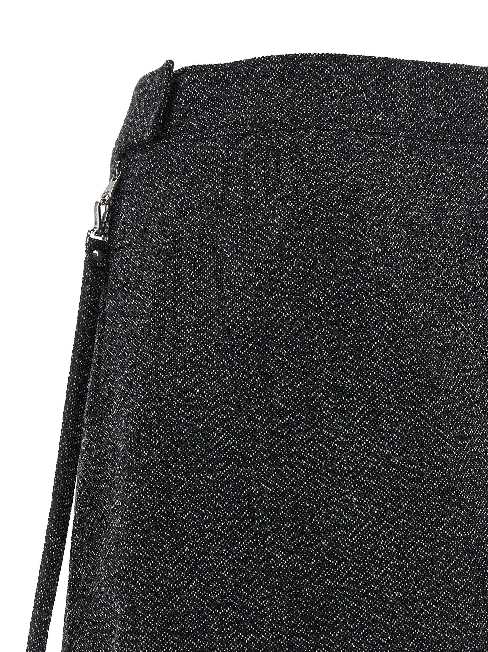 Courreges Women 'Zipped Caviar Mini' Skirt - 4