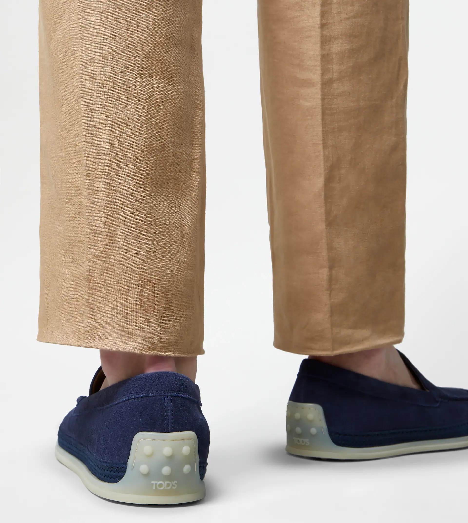 SLIP-ONS IN SUEDE - BLUE - 2