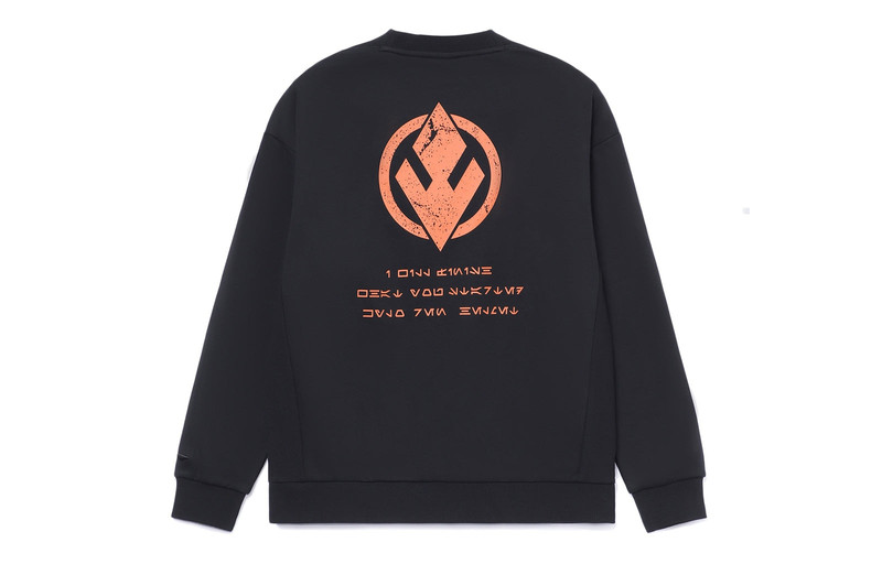Li-Ning Li-Ning x Star Wars Graphic Sweatshirt 'Black' AWDRD57-5 outlook