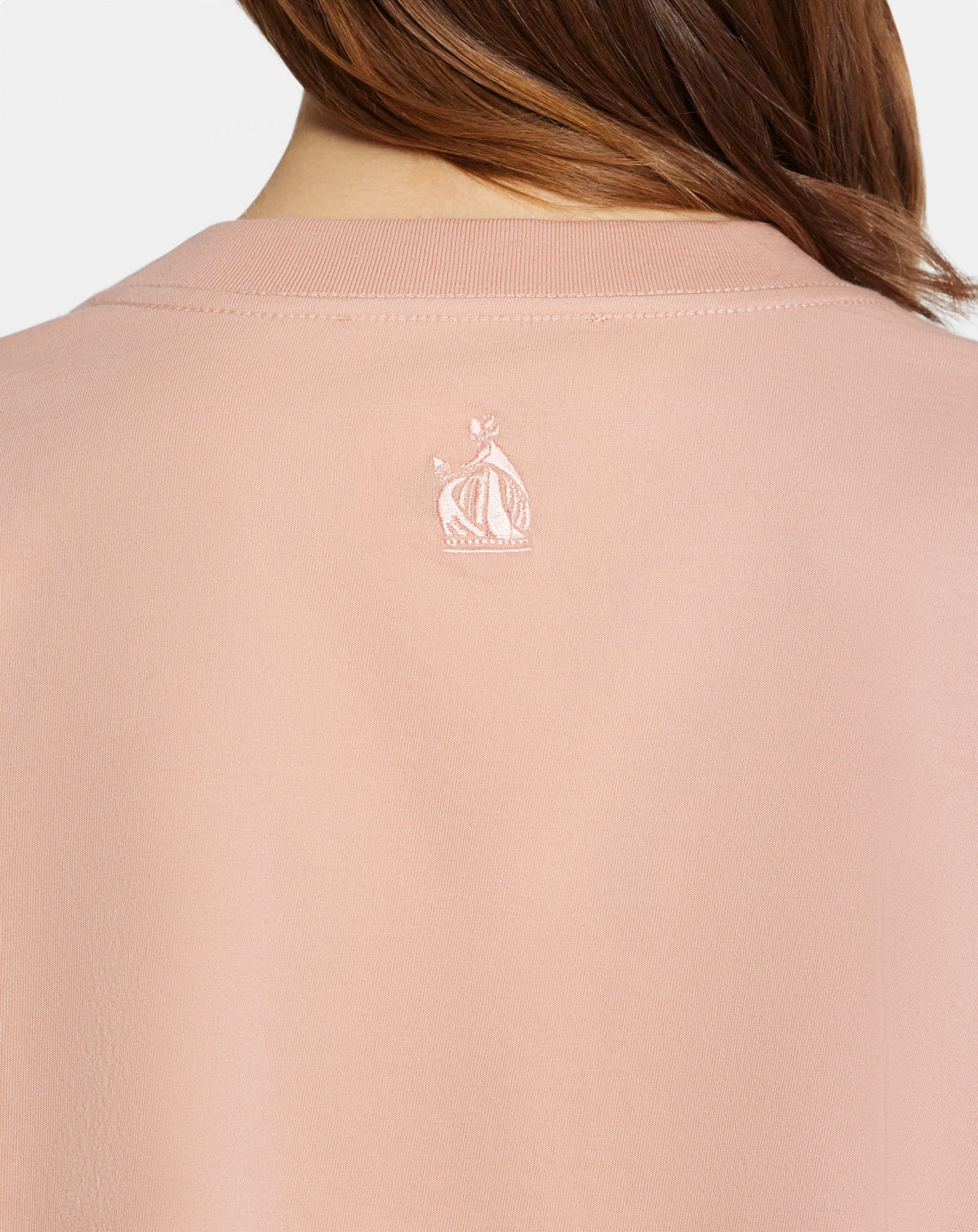 SHORT T-SHIRT WITH LANVIN PARIS EMBROIDERY - 6