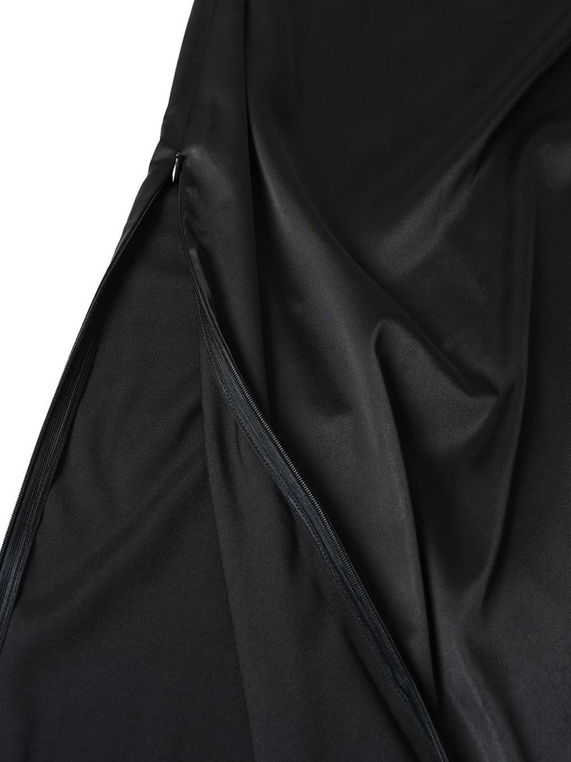 logo-print side-zip skirt 4