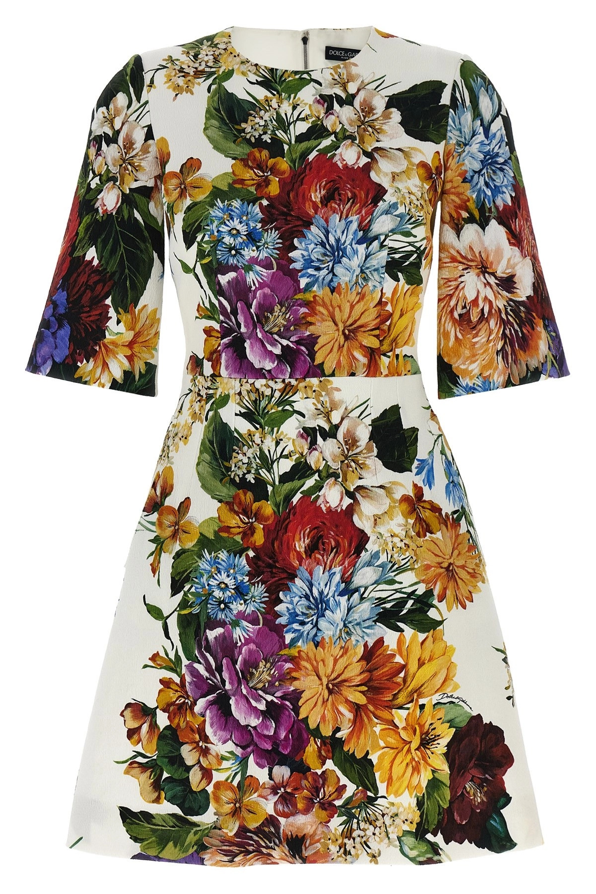 Floral bouquet printed dress - 1