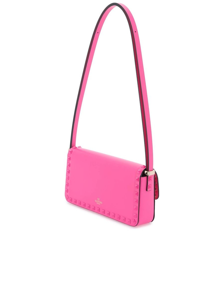 Rockstud Eastwest Leather Shoulder Bag - 2