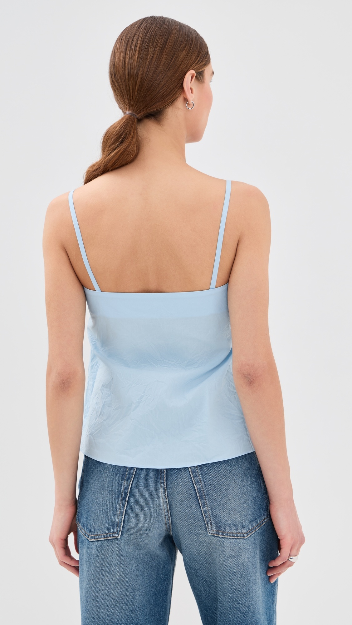 Tanessa Crinkled Cotton Poplin Top - 2