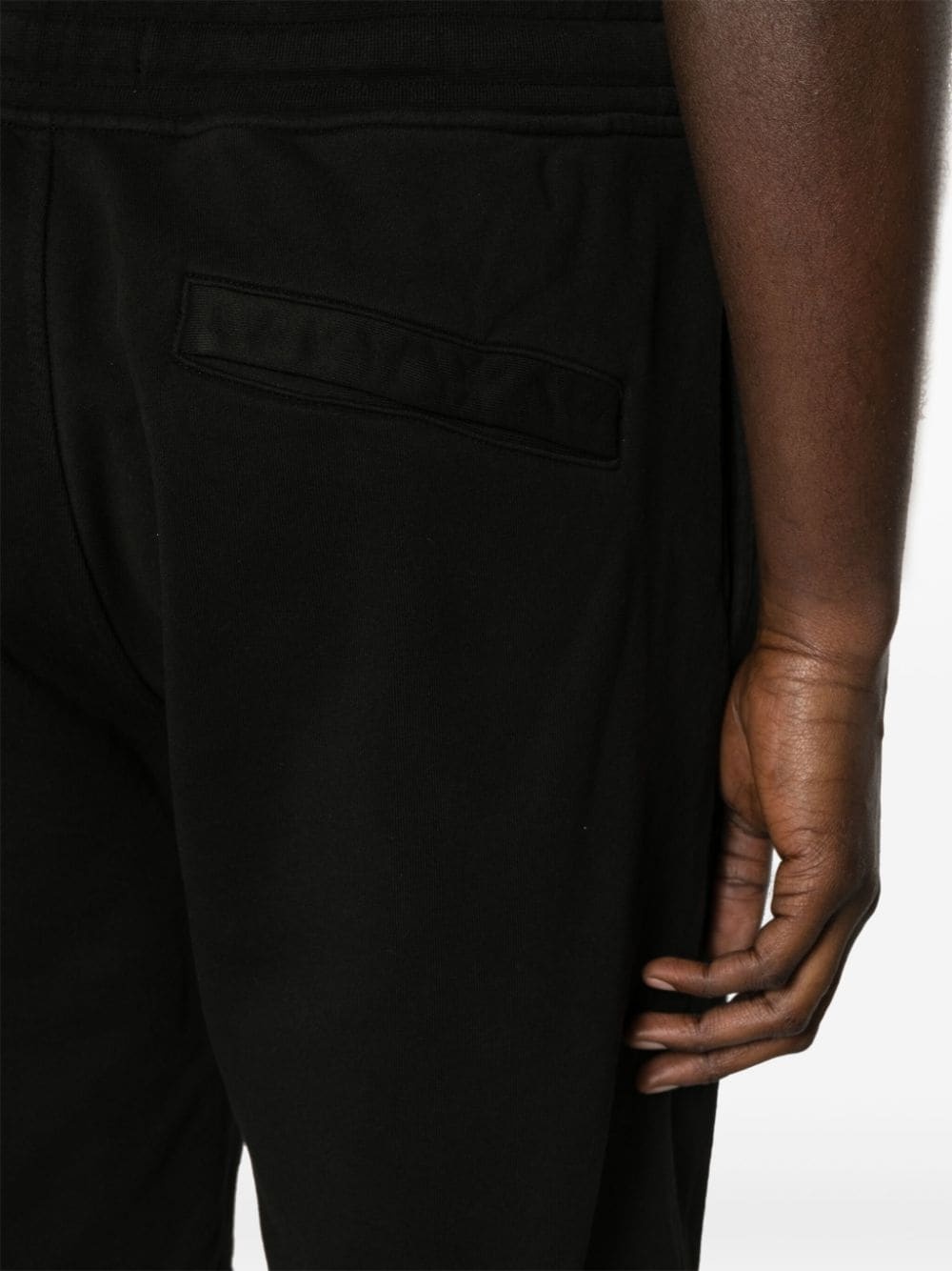 Compass-badge cotton track shorts - 5