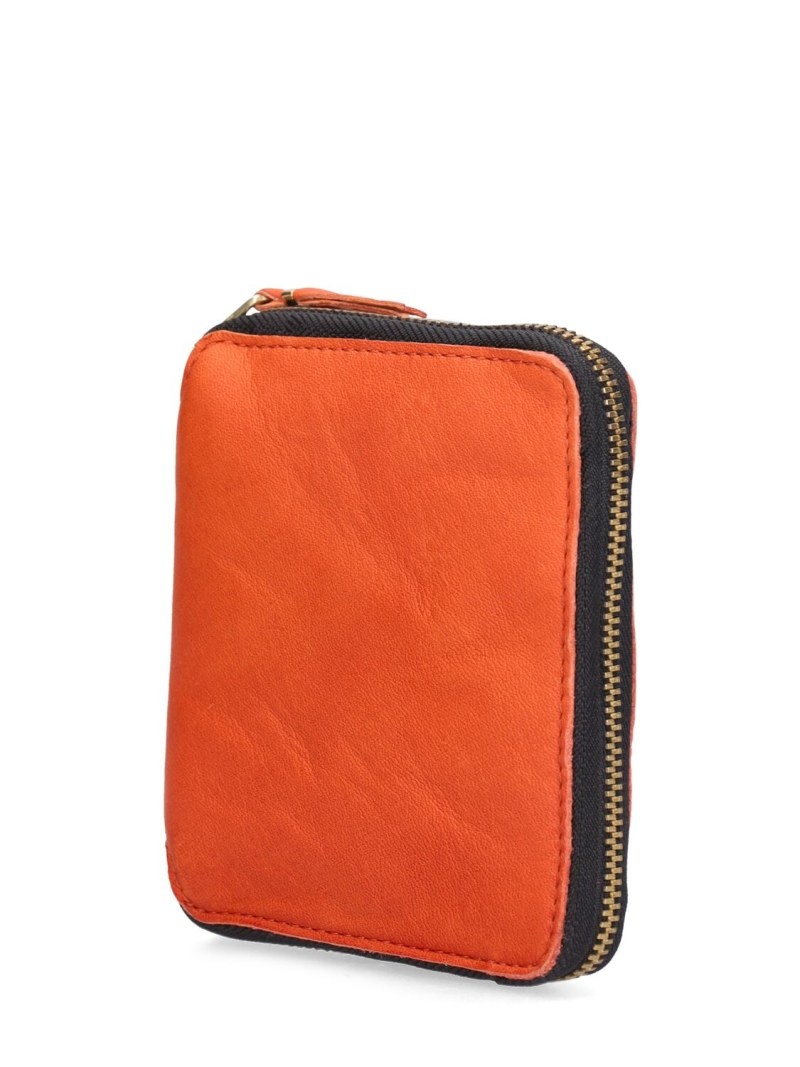 Washed leather wallet - 2