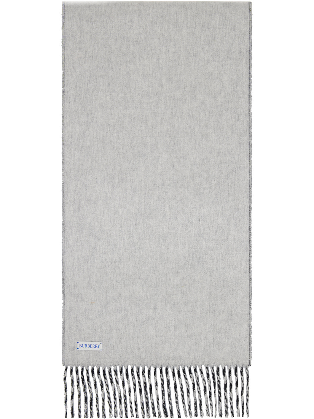 Black & Gray Cashmere Scarf - 2