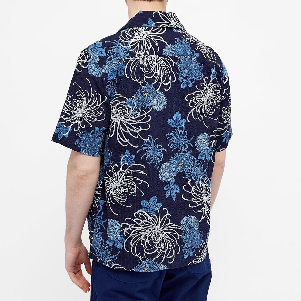 Universal Works Japanese Flower Open Collar Shirt - 5