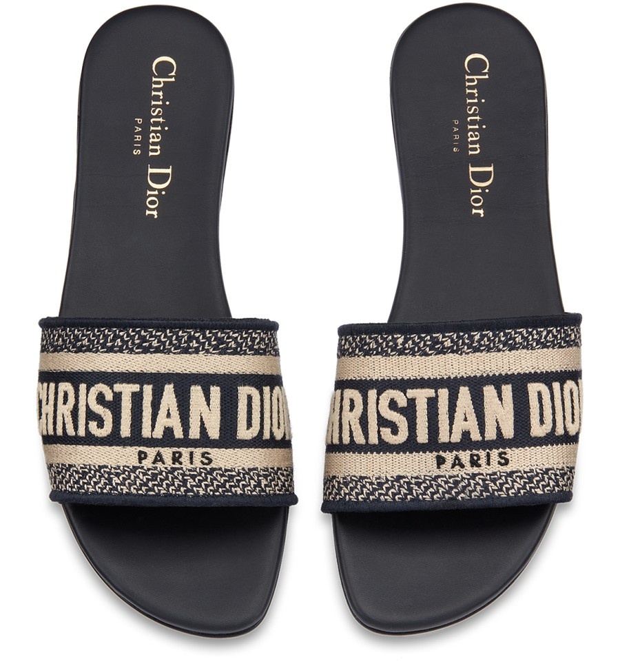 Dway embroidered cotton mules - 4
