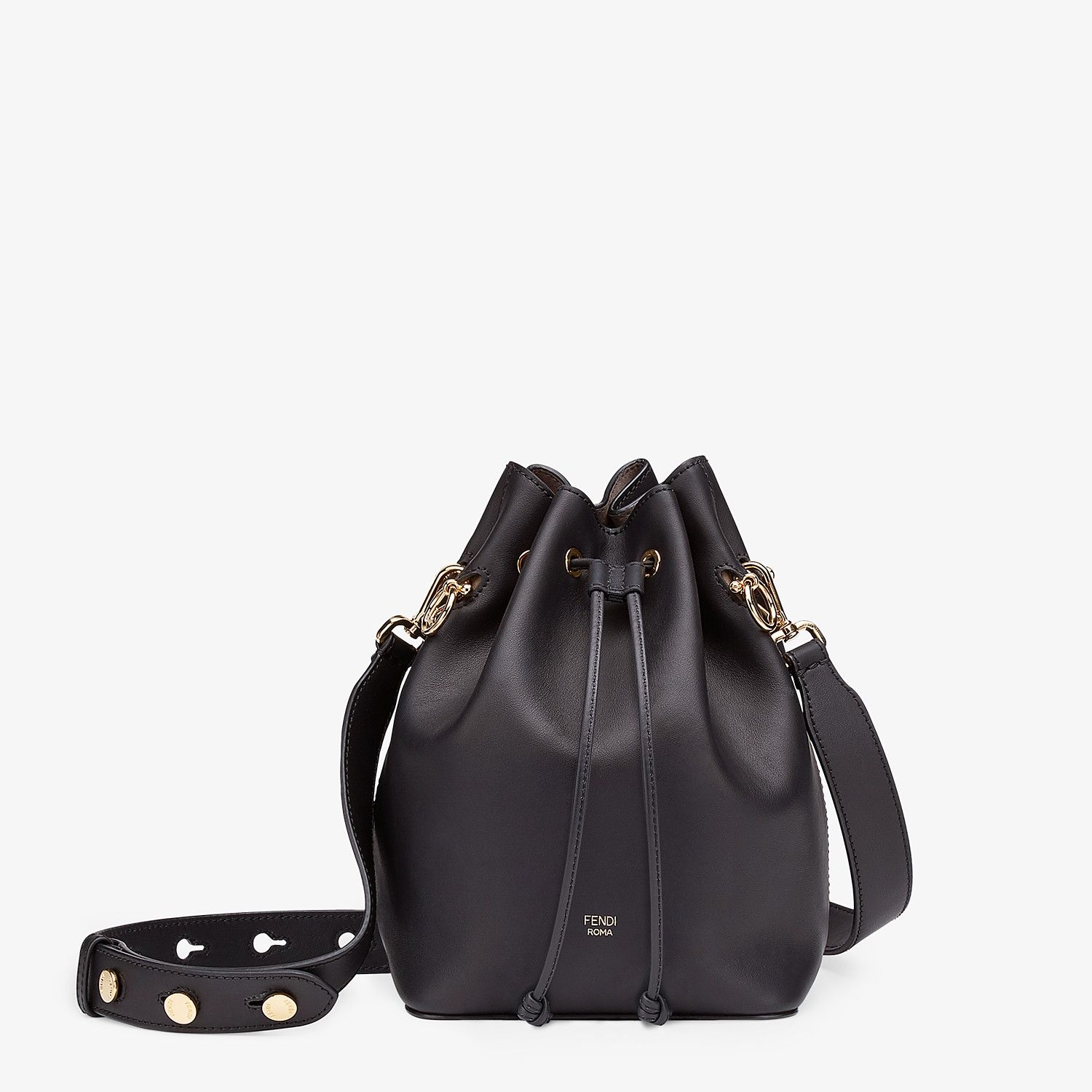 Black leather bag - 1