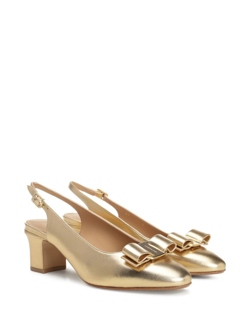 FERRAGAMO Vara bow slingback pumps outlook