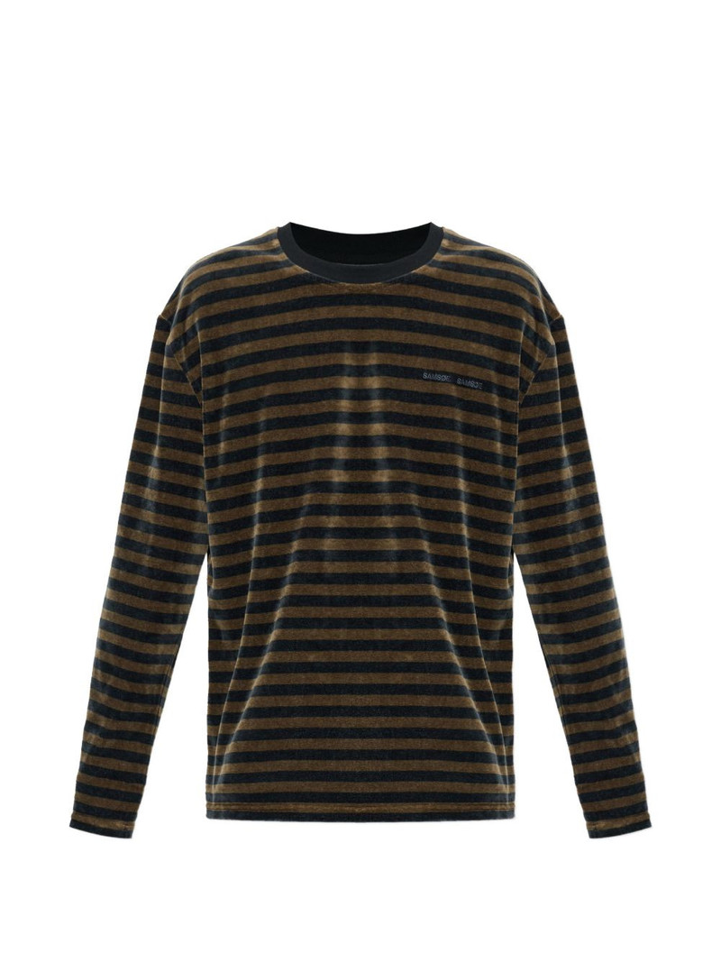 striped long-sleeved T-shirt 1