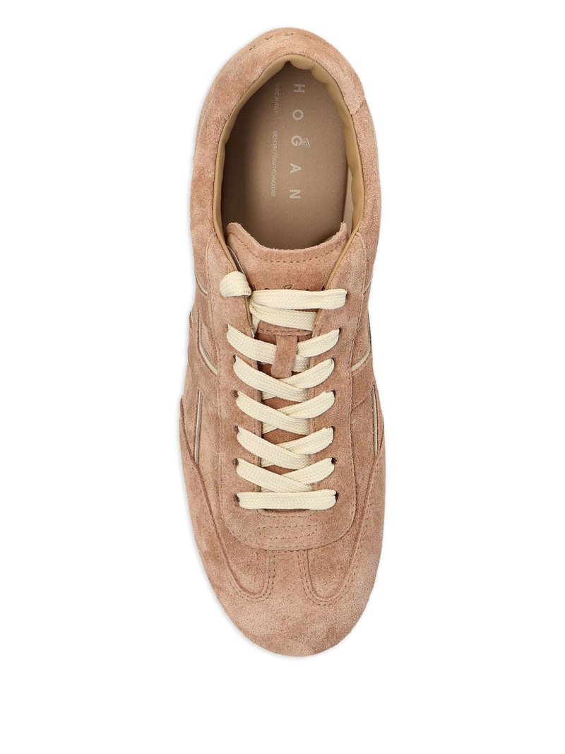 Olympia H-detail leather trainers 4