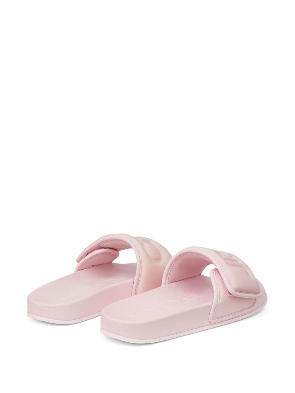 Fitz logo-debossed slides - 3