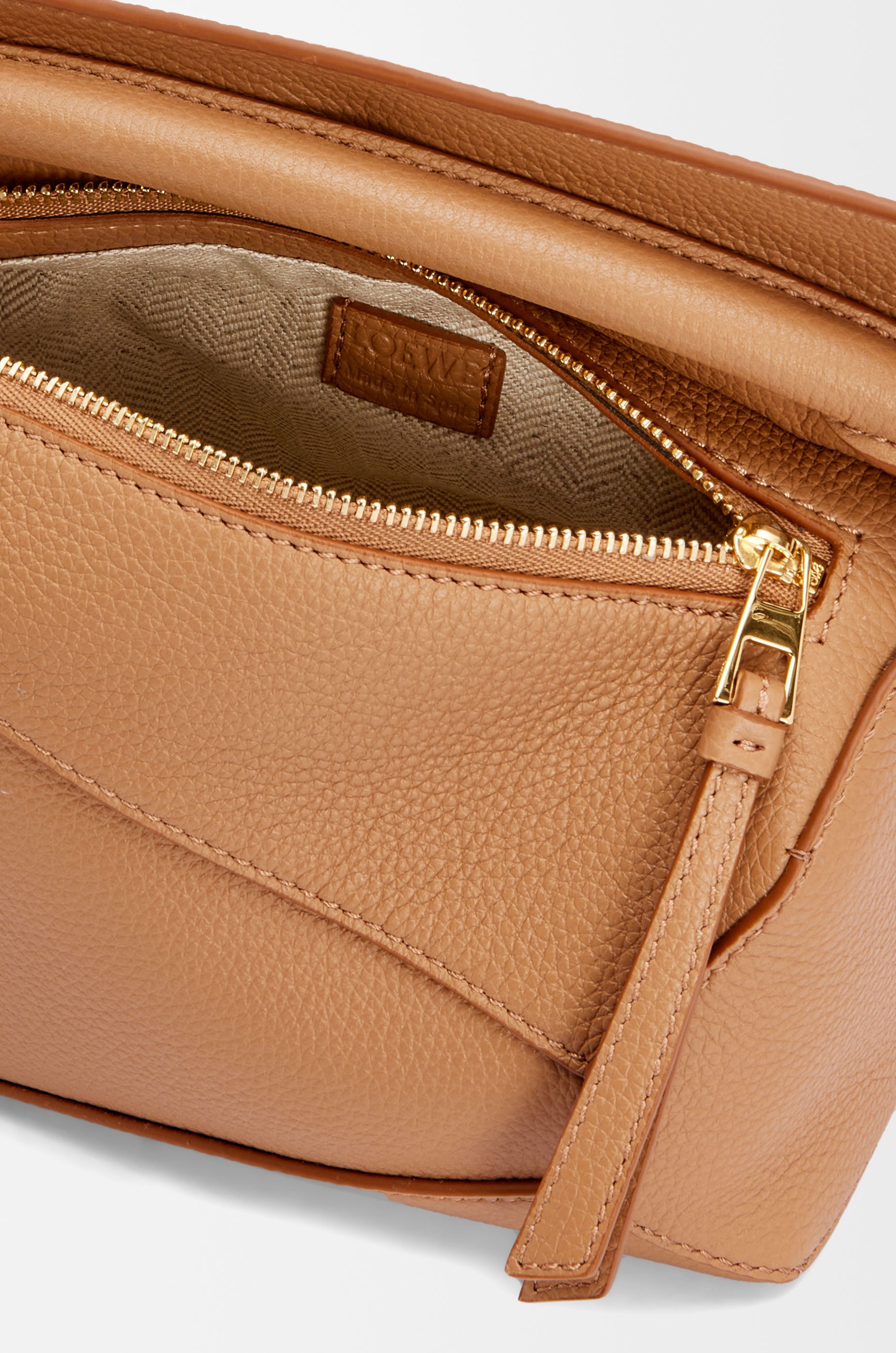 Mini Puzzle bag in soft grained calfskin - 8