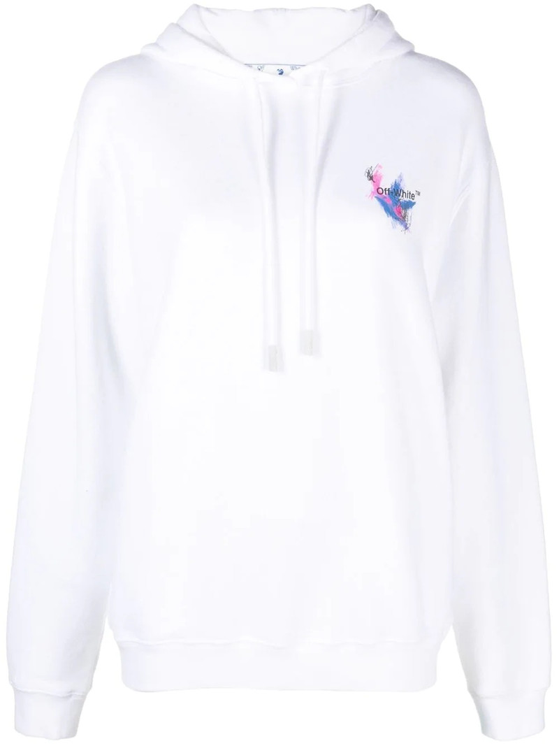 logo pullover hoodie 1