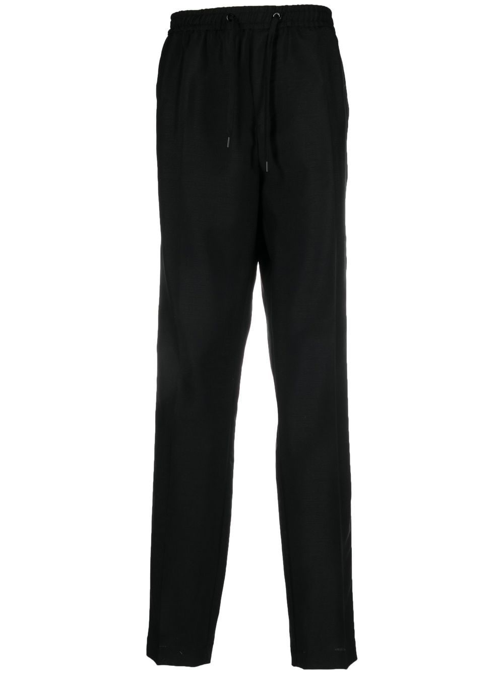 side-stripe straight-leg trousers - 1