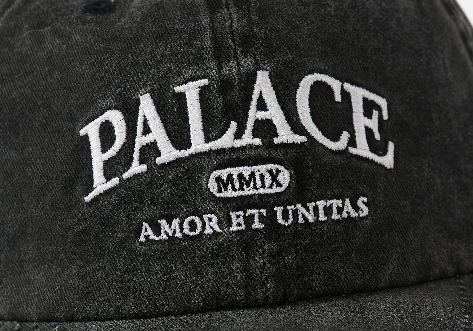 PALACE UNITAS PIGMENT PAL HAT BLACK | REVERSIBLE