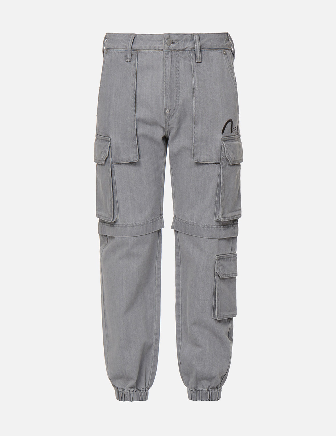 Cargo Denim Jogger Pants - 1