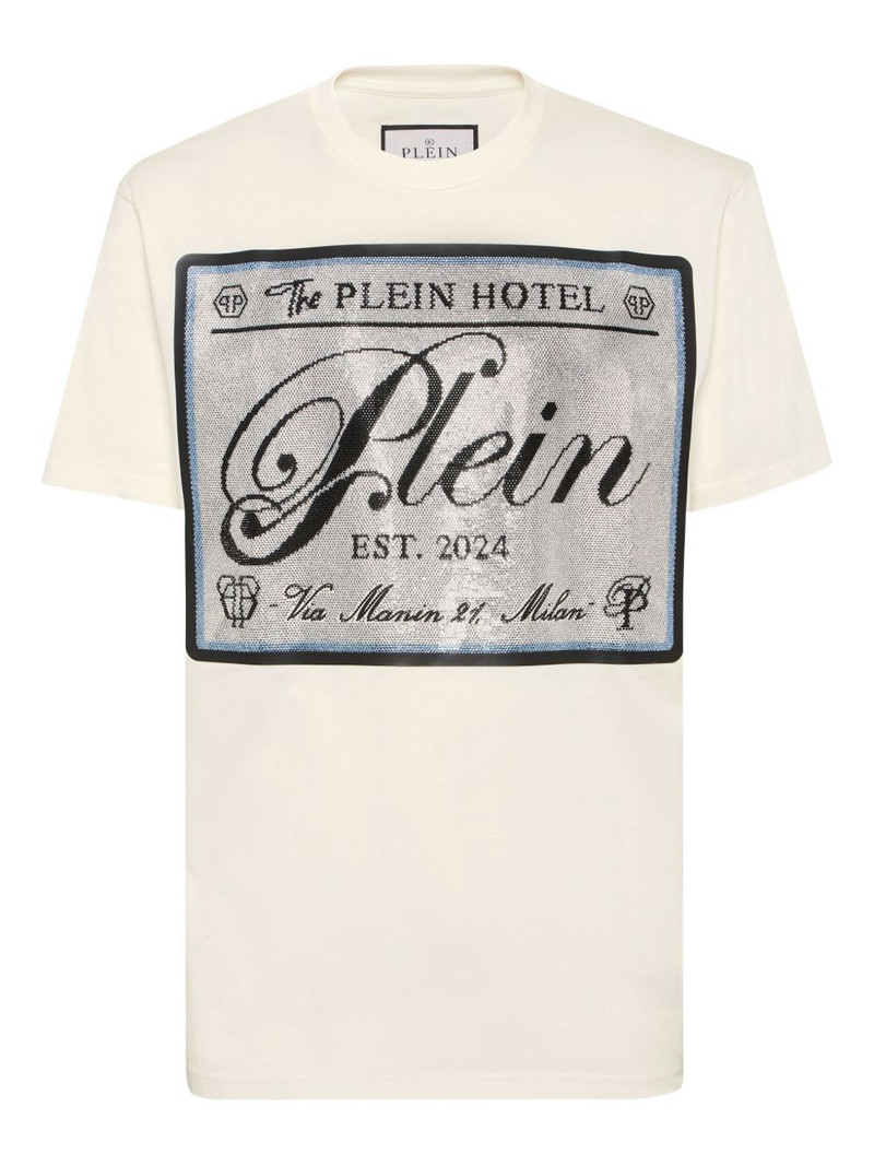 logo-embellished T-shirt 1