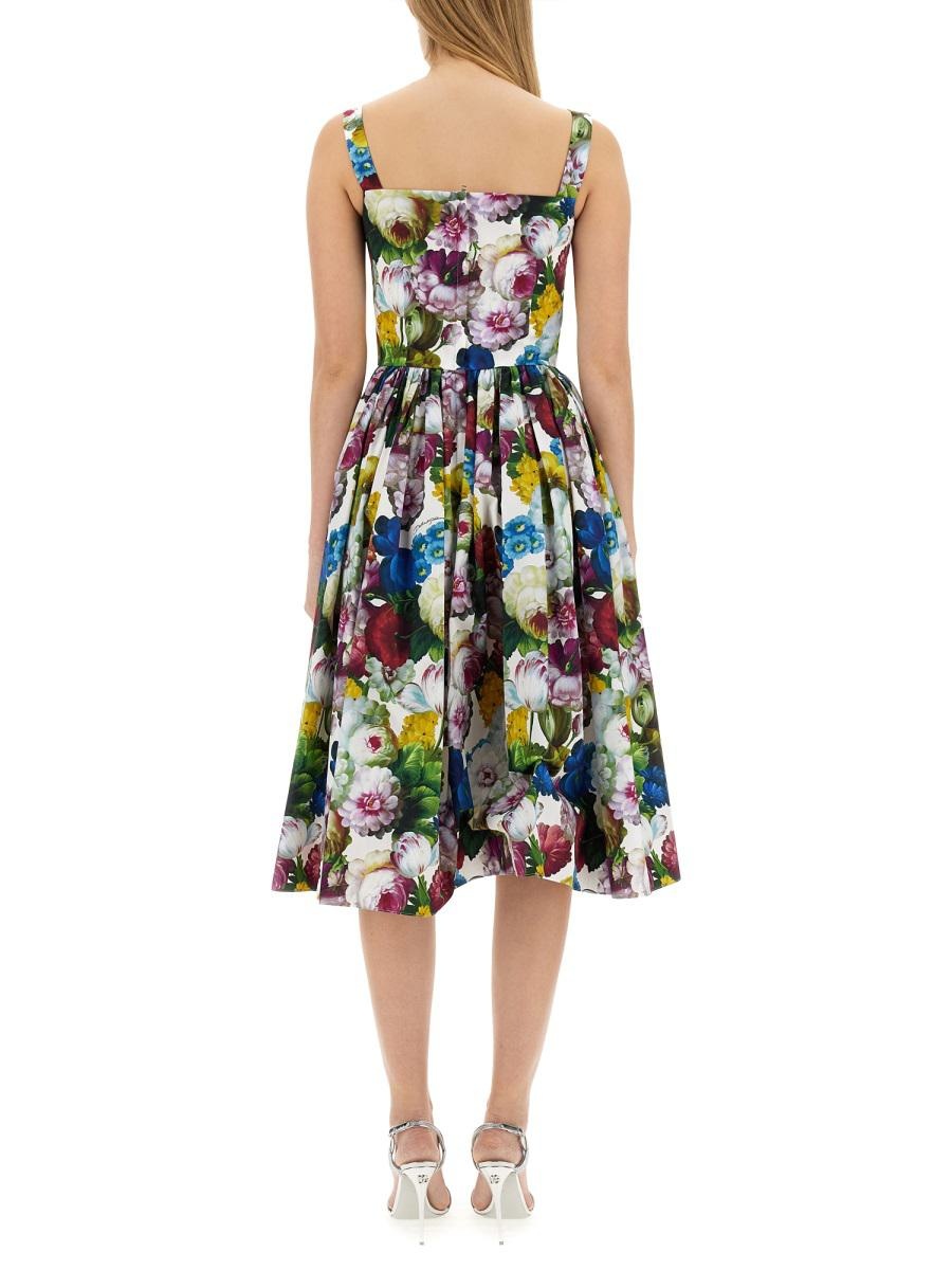 DOLCE & GABBANA BUSTIER MIDI DRESS - 3