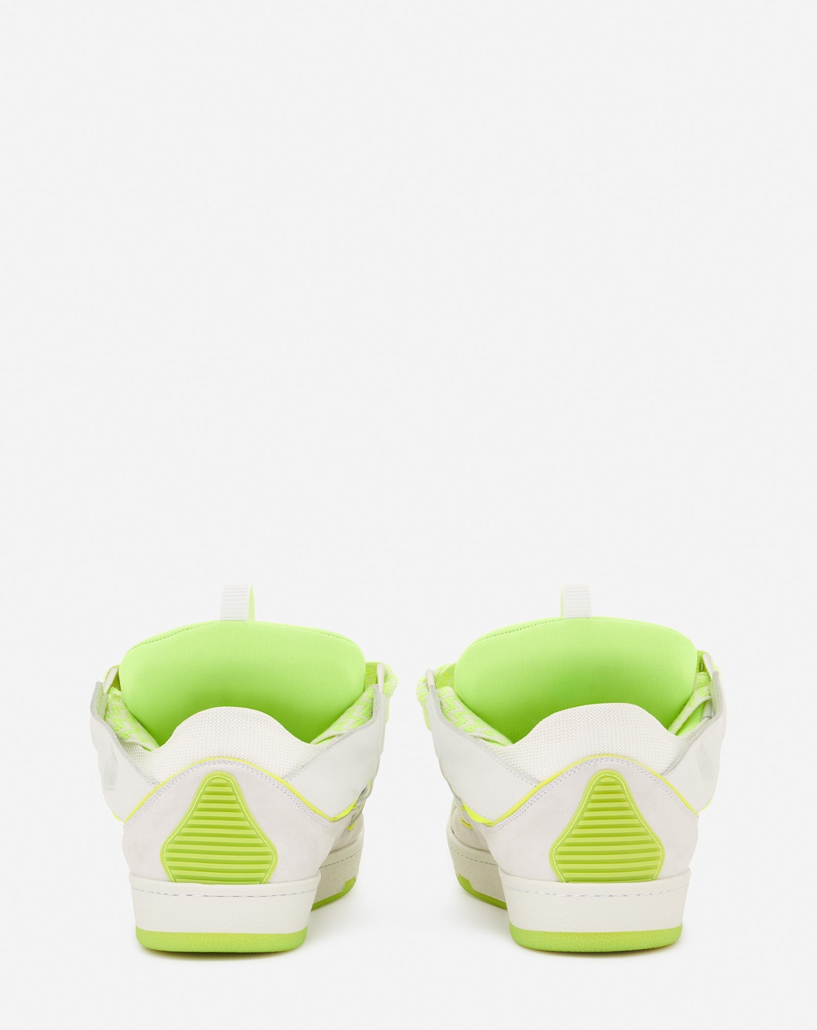 LEATHER CURB SNEAKERS - 5