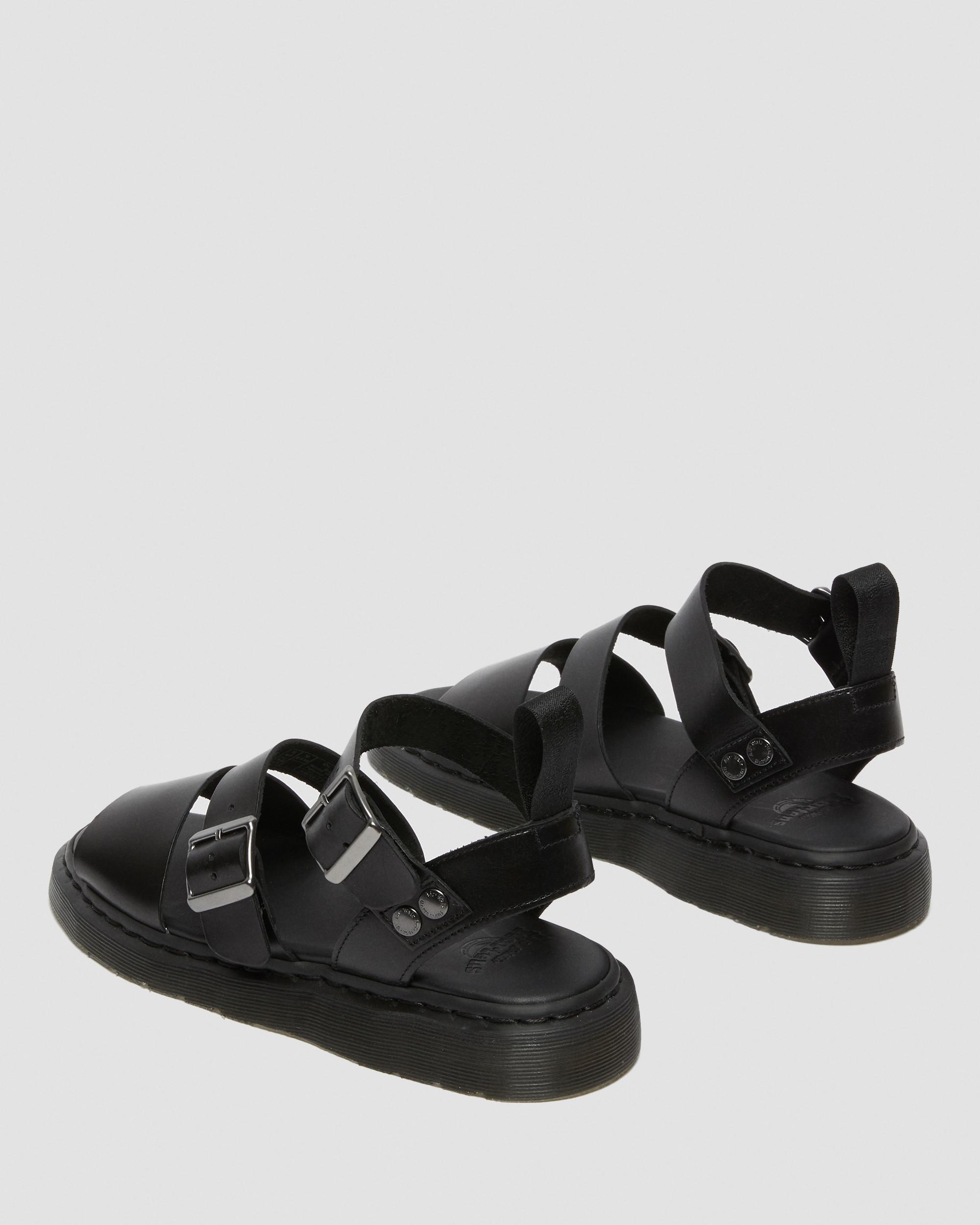 Gryphon Brando Leather Gladiator Sandals - 8