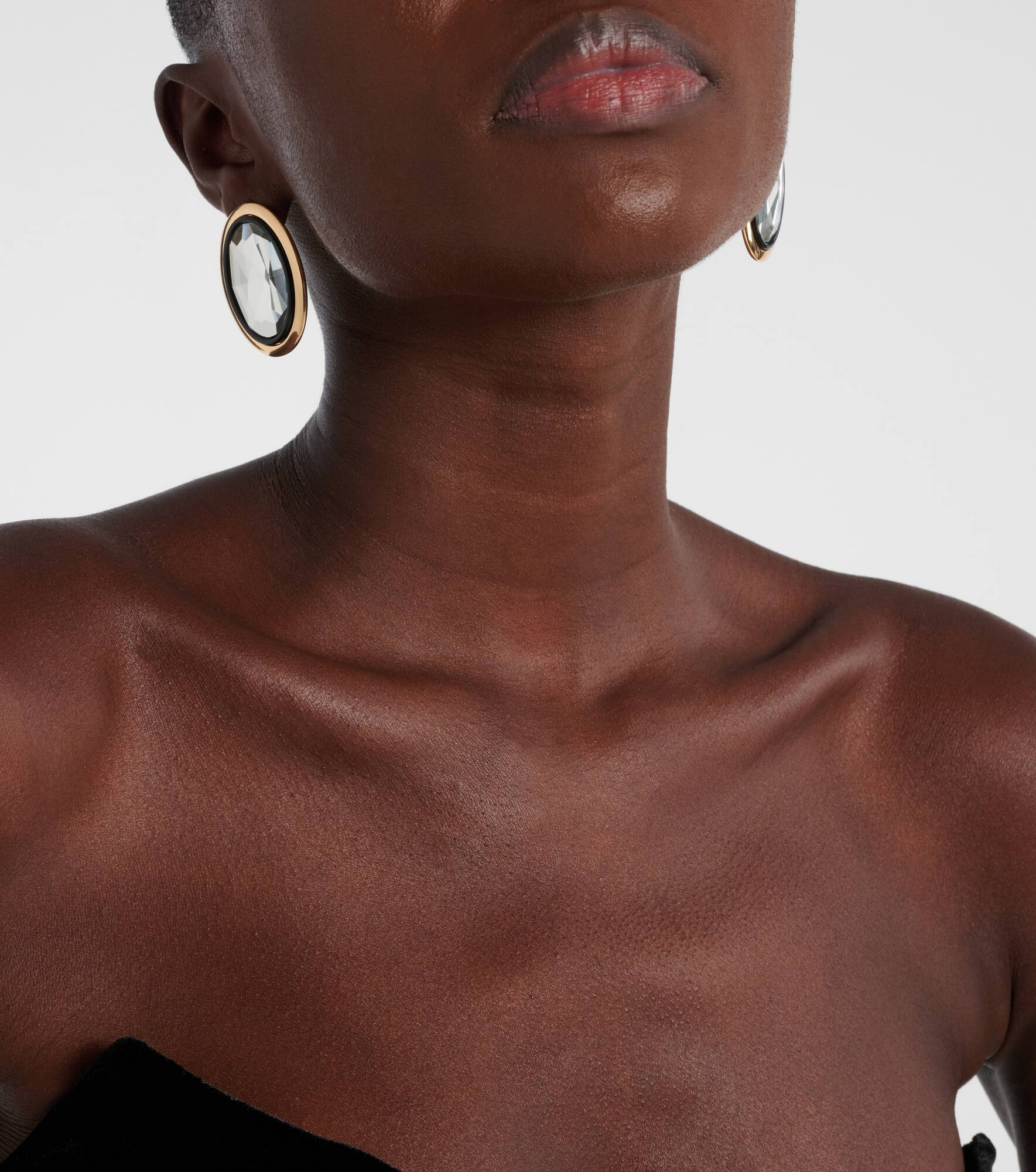 Crystal-embellished eariings - 6