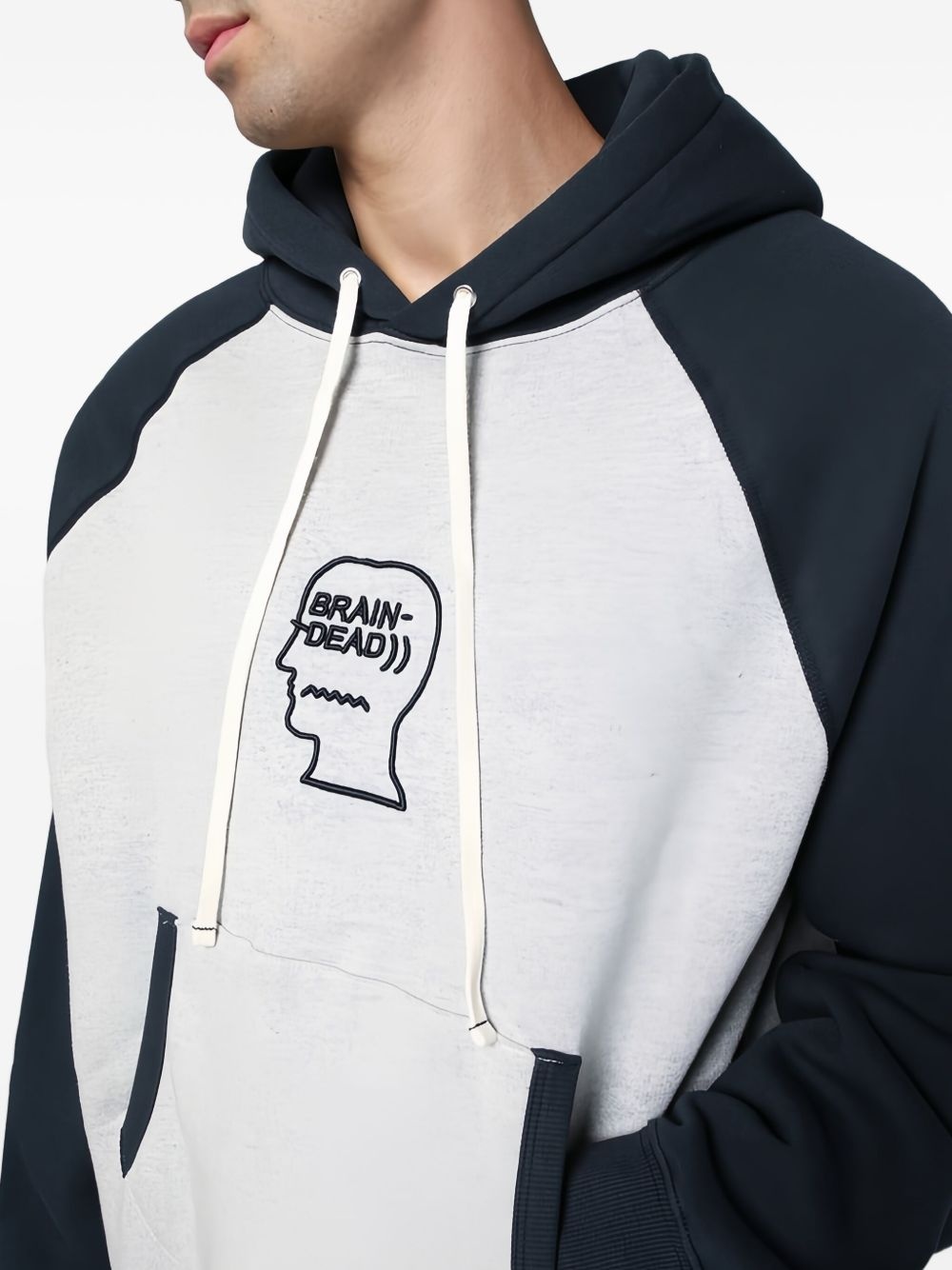 Logo Head fleece hoodie - 5